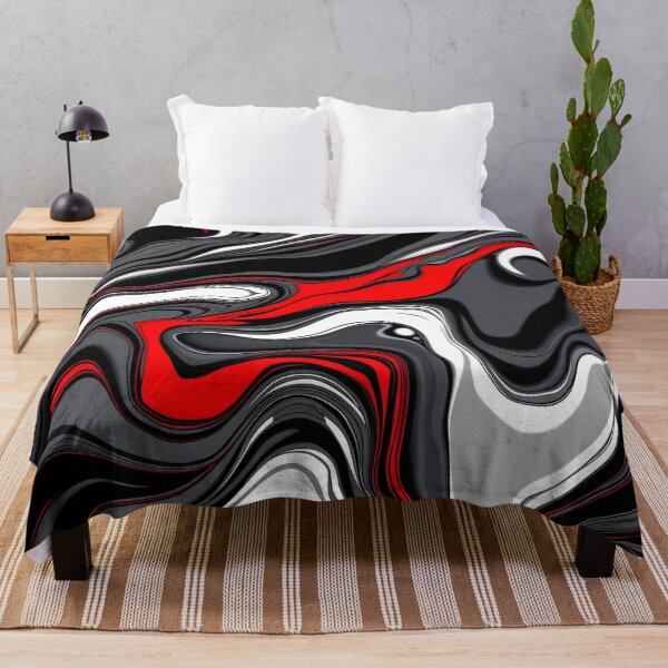 Item preview, Liquify - Red, Gray, Black, White designed and sold by svarupa.