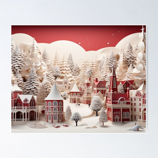 Item preview, Paper Craft - Christmas Town designed and sold by KootenayDesigns.