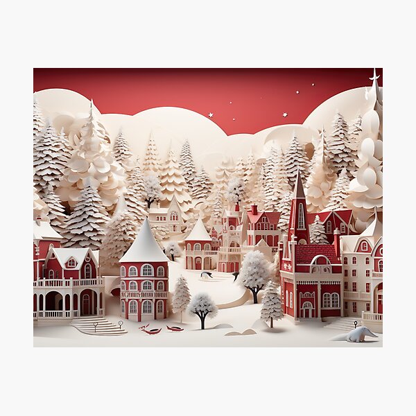 Item preview, Paper Craft - Christmas Town designed and sold by KootenayDesigns.
