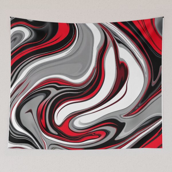 Item preview, Liquify - Red, Gray, Black, White  designed and sold by svarupa.