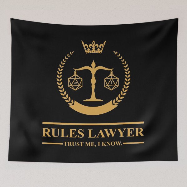 Item preview, Rules Lawyer Trust Me I Know Tabletop RPG designed and sold by pixeptional.