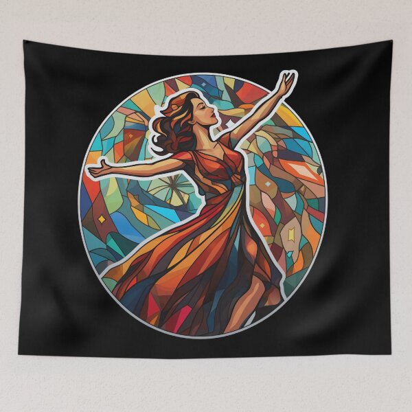 Item preview, Queen of life dance and passion designed and sold by DotLineColor.