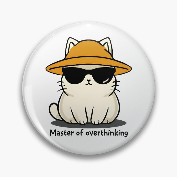 Item preview, Master of overthinking  designed and sold by Ink & Fabric.