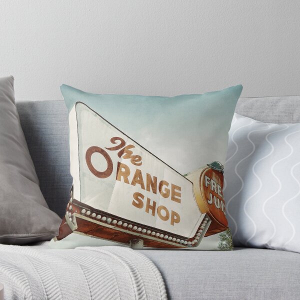Artikelvorschau, Vintage Orange Shop Neon Schild Kunstdruck - Rustikaler Florida Charme entworfen und verkauft von FraireDesign.