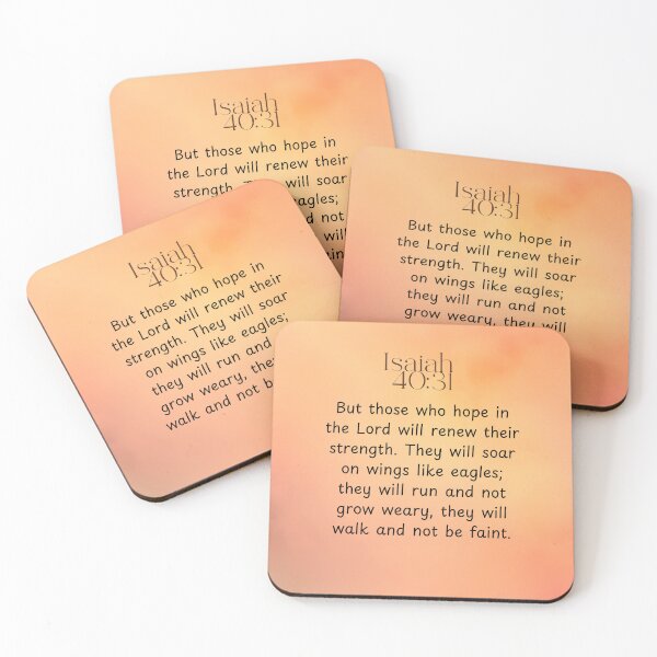 Item preview, Isaiah 40:31, Christian Bible Verse Art designed and sold by Our Bible Journey.