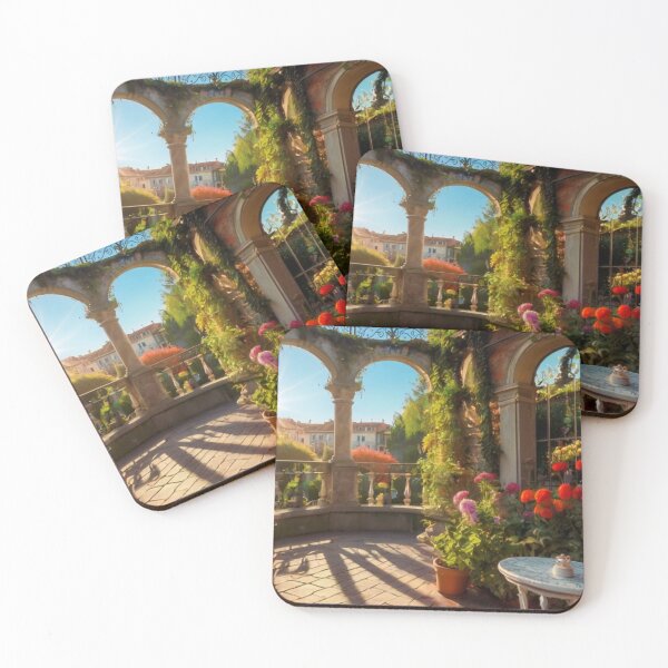 Item preview, Magical Garden Bliss on an Italian Terrace designed and sold by BlareBlare.