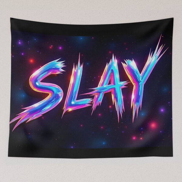 Item preview, Fierce Neon Slay designed and sold by AI-Only Creations.