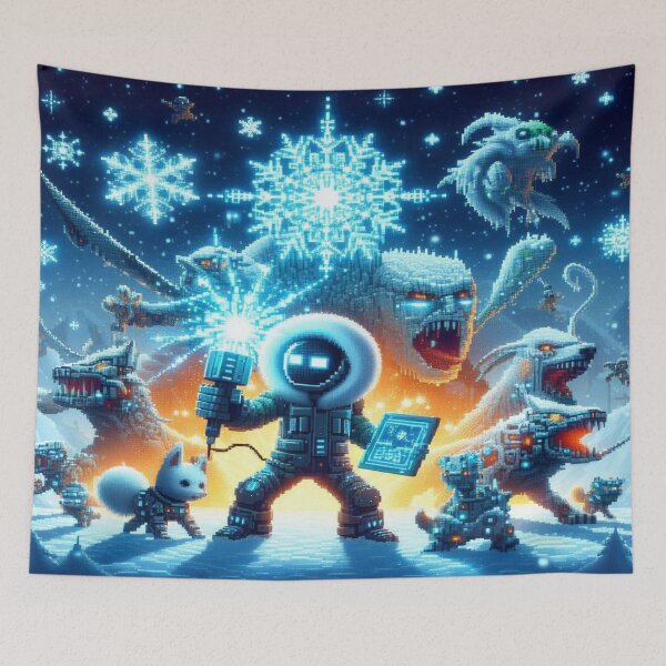 Item preview, Tech Genius vs. Frozen Beasts designed and sold by Imaginarium of Chaos falcon88 .