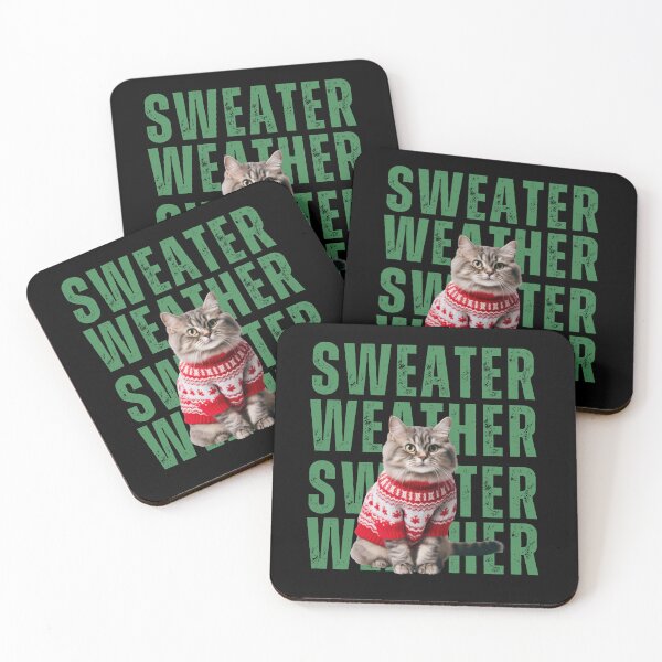 Item preview, Sweater Weather - Cat designed and sold by ToughTees.