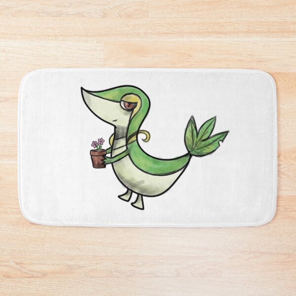 Item preview, snivy with flower pot designed and sold by notartsaccount.