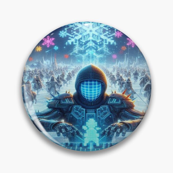Item preview, Robot Hacker vs. Frost Knights designed and sold by Imaginarium of Chaos falcon88 .