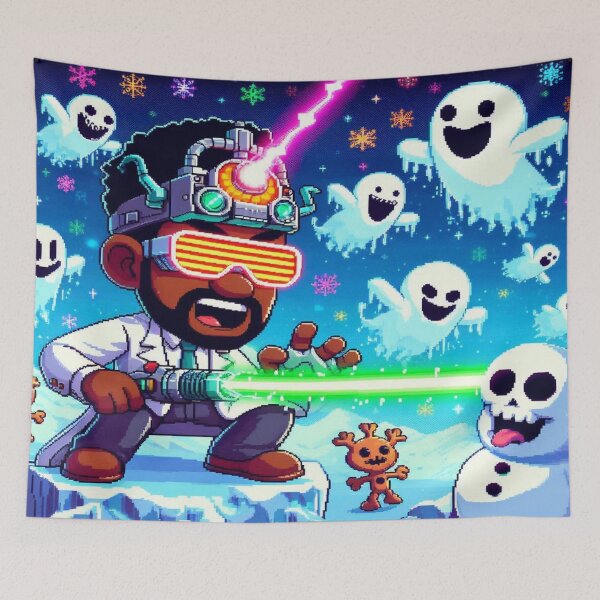 Item preview, Laser Scientist vs. Ice Wraiths designed and sold by Imaginarium of Chaos falcon88 .