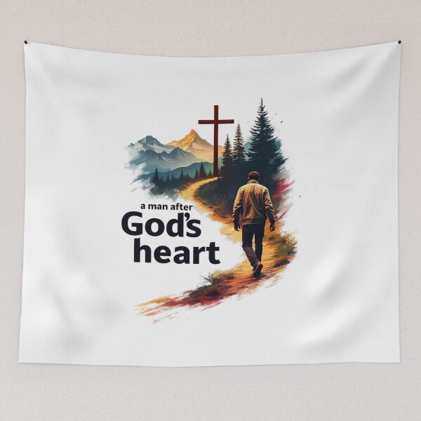 Item preview, A Man After God's Heart  designed and sold by Faithloveshop.