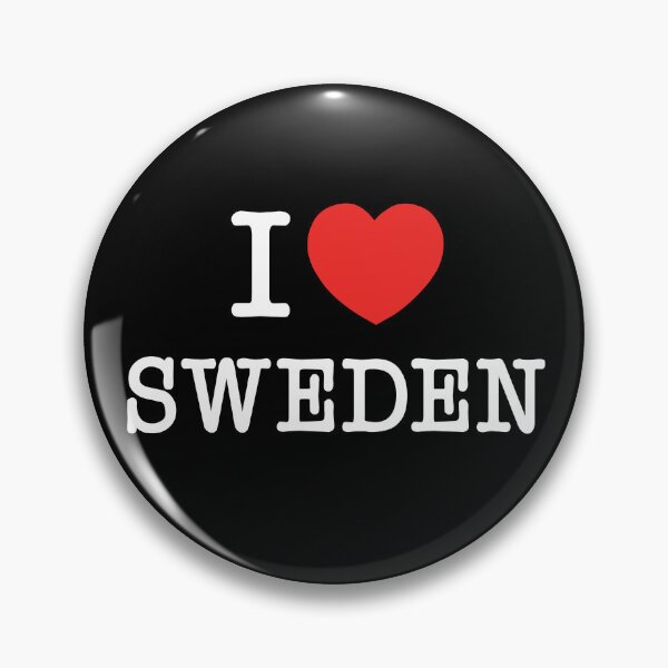 Item preview, I Love Sweden designed and sold by PaintedPixels01.