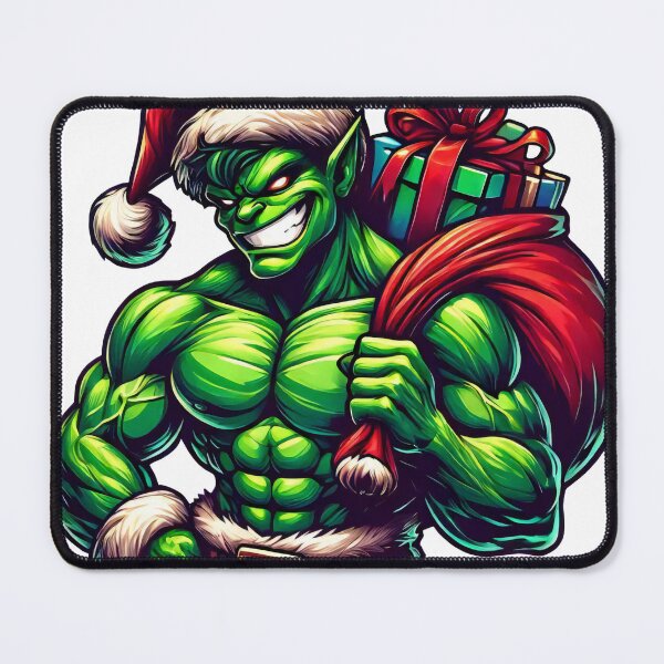 Item preview, Festive Weightlifting Santa Christmas Artwork designed and sold by lubushop1.