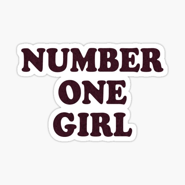 NUMBER ON GIRL Tシャツ　rosie ROSE ROSÉ - NUMBER ONE GIRL T-Shirt (White) [rosie APT Official