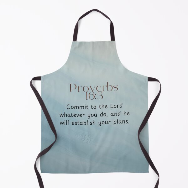 Item preview, Proverbs 16:3, Christian Bible Verse Art designed and sold by Our Bible Journey.