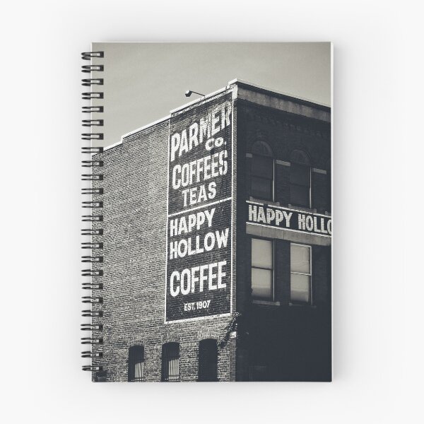 Item preview, Vintage Happy Hollow Coffee Ad Art Print - Rustic Historic Charm designed and sold by FraireDesign.