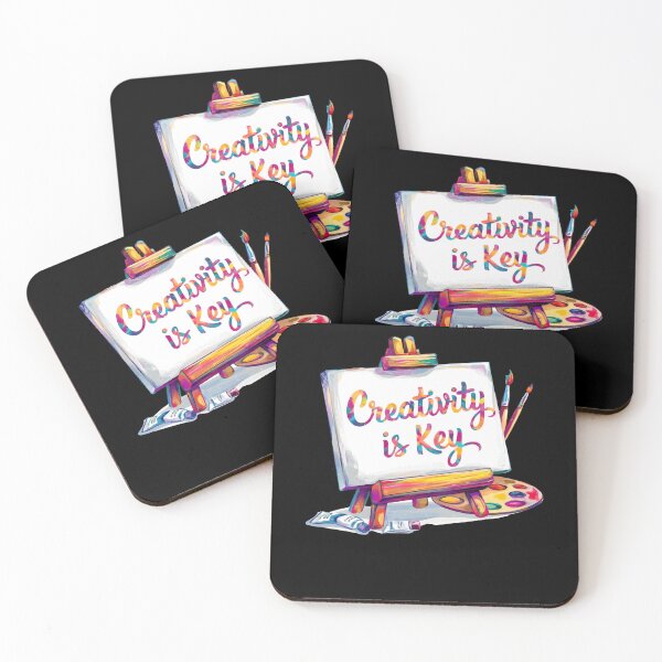 Item preview, Creativity Is Key Paint Easel designed and sold by MooraArts.