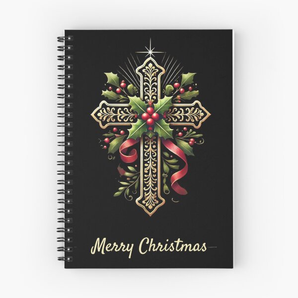 Item preview, Christmas Cross with Decorations designed and sold by Blink Art Studio.
