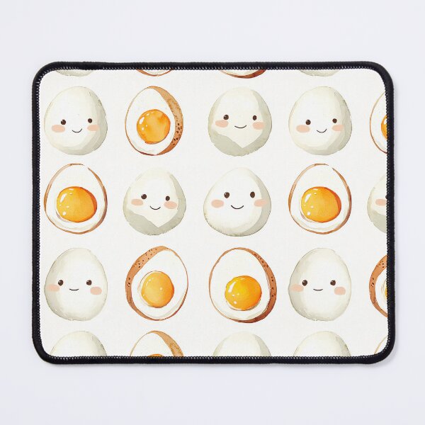Item preview, Cute Kawaii Eggs, Hard Boiled Eggs designed and sold by VintageFlorals.