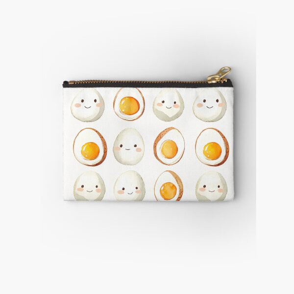 Item preview, Cute Kawaii Eggs, Hard Boiled Eggs  designed and sold by VintageFlorals.