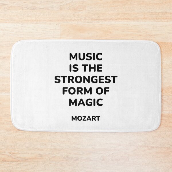 Item preview, Mozart Quotes -  Music is the strongest form of magic - quotes about music designed and sold by Inspirationmotivation.