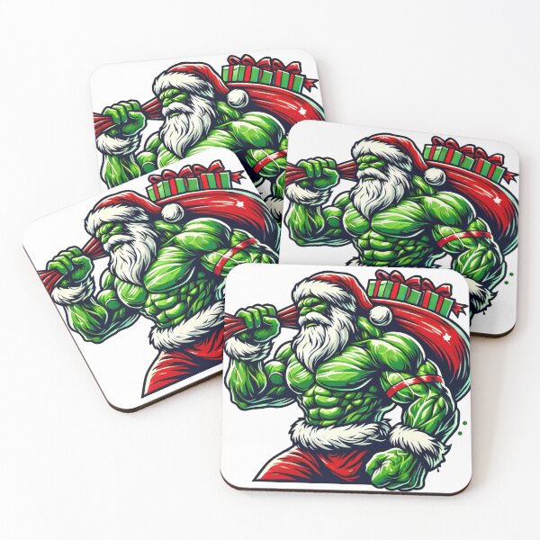 Item preview, Strong Santa Gym Deadlift Holiday Art designed and sold by lubushop1.