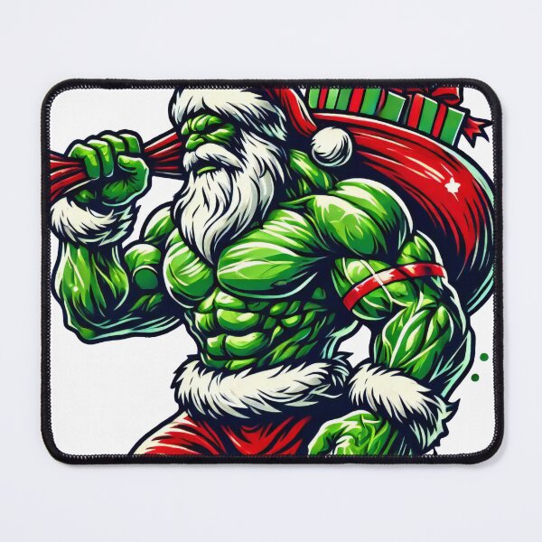 Item preview, Strong Santa Gym Deadlift Holiday Art designed and sold by lubushop1.