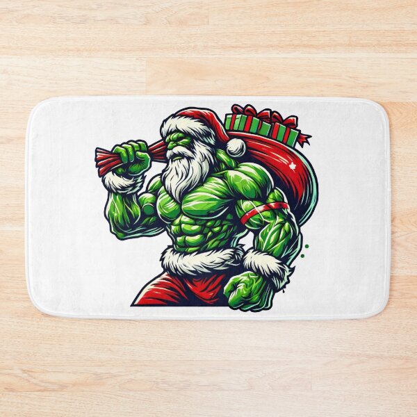 Item preview, Strong Santa Gym Deadlift Holiday Art designed and sold by lubushop1.