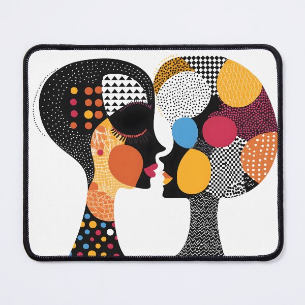 Item preview, Vibrant Colorful Feminine Profiles designed and sold by Soul-Sparks.