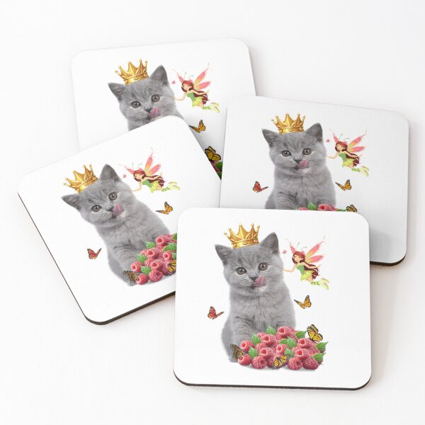 Item preview, Raspberries and cat designed and sold by Gardenpets.