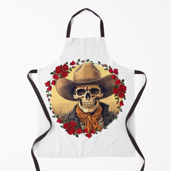 Item preview, Western Skull Cowboy with Roses designed and sold by TolgaSal.