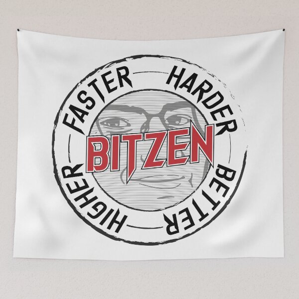 Item preview, FASTER HARDER BITZEN (BETTER HIGHER) designed and sold by StayAwakeGrphx.