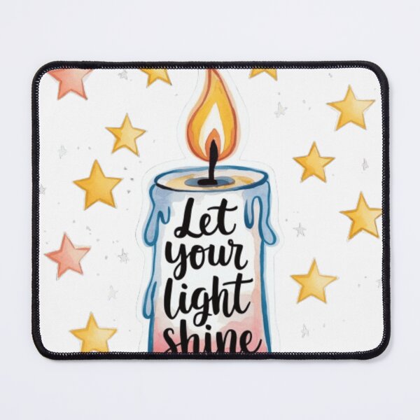 Item preview, Let Your Light Shine Candle designed and sold by ArtQueen777.