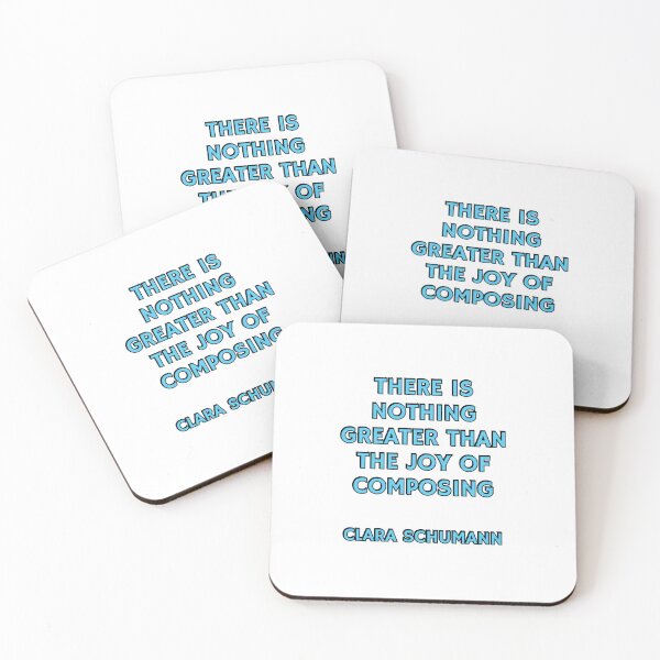 Item preview, Composer quotes - There is nothing greater than the joy of composing - Clara Schumann designed and sold by Inspirationmotivation.
