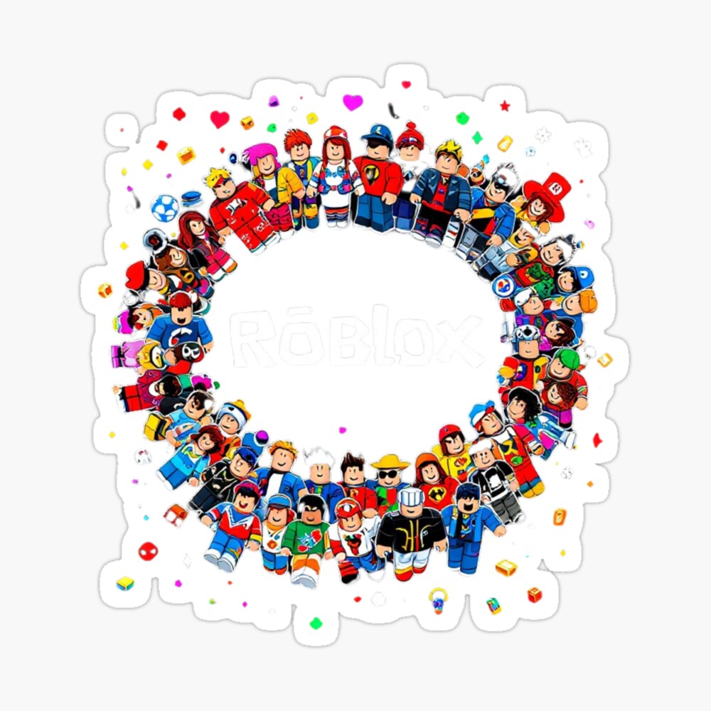 Roblox Avatar Circle Celebration Pillow