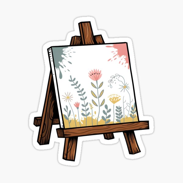 Item preview, Colorful Artist Paint Easel designed and sold by MooraArts.