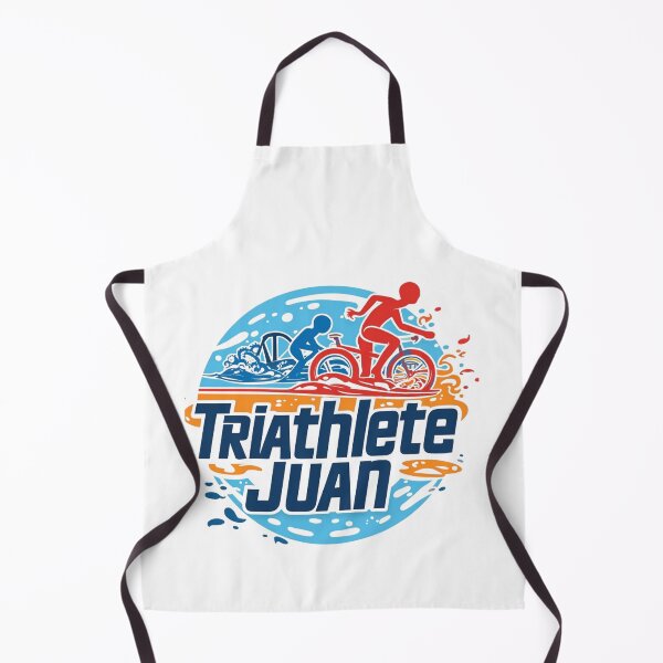 Artikelvorschau, Dynamischer Triathlet Juan – Schwimmen, Radfahren, Laufen entworfen und verkauft von Triathlongram.
