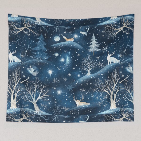 Item preview, Enchanted Winter Night Sky designed and sold by Desireehaz.