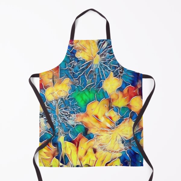 Item preview, abstract three sunlit buttercups designed and sold by PinkishGlasses.