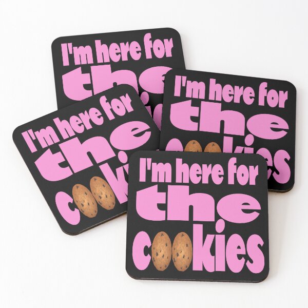 Item preview, Cookies. Gingerbread. Christmas Cookie. Cute. Party. Happy Holidays. I'm here for the cookies (black background) designed and sold by bekksa.