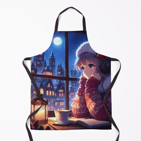 Item preview, Cozy Festive Study Girl Art designed and sold by josie1680.