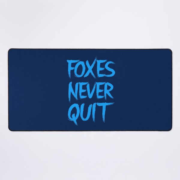 Item preview, Foxes Never Quit blue 3 designed and sold by VRedBaller.