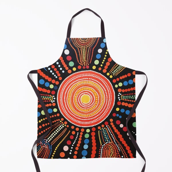 Item preview, Aboriginal Inspired Dot Art - Sunlit designed and sold by GrinGalore.