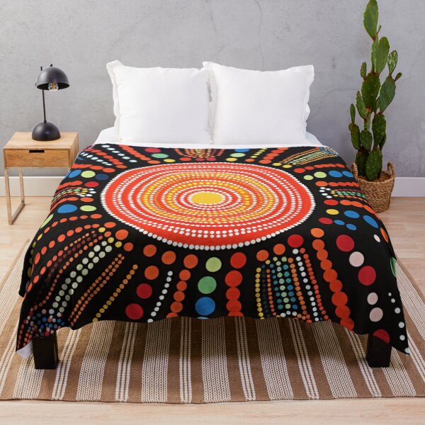 Item preview, Aboriginal Inspired Dot Art - Sunlit designed and sold by GrinGalore.