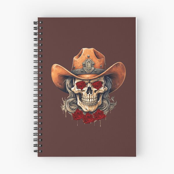 Item preview, Fiery Skull Cowboy Roses of Rebellion designed and sold by TolgaSal.