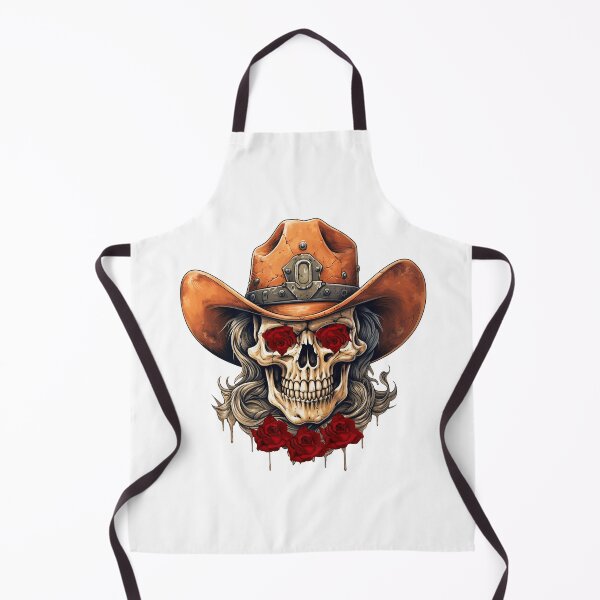 Item preview, Fiery Skull Cowboy Roses of Rebellion designed and sold by TolgaSal.