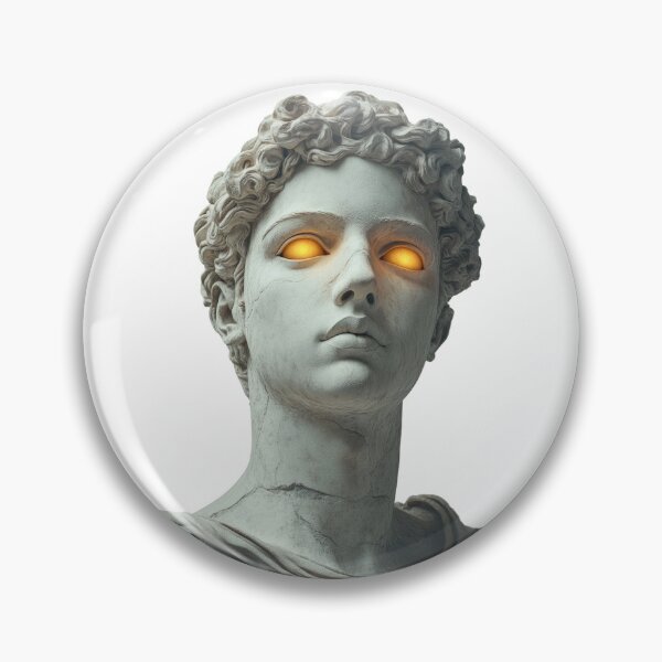 Item preview, Neon Gaze: Futuristic Greek Sculpture designed and sold by Enea Kelo.
