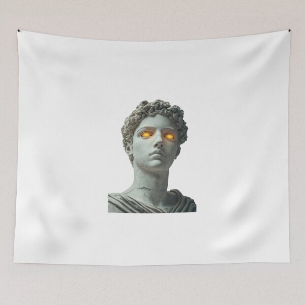 Item preview, Neon Gaze: Futuristic Greek Sculpture designed and sold by Enea Kelo.